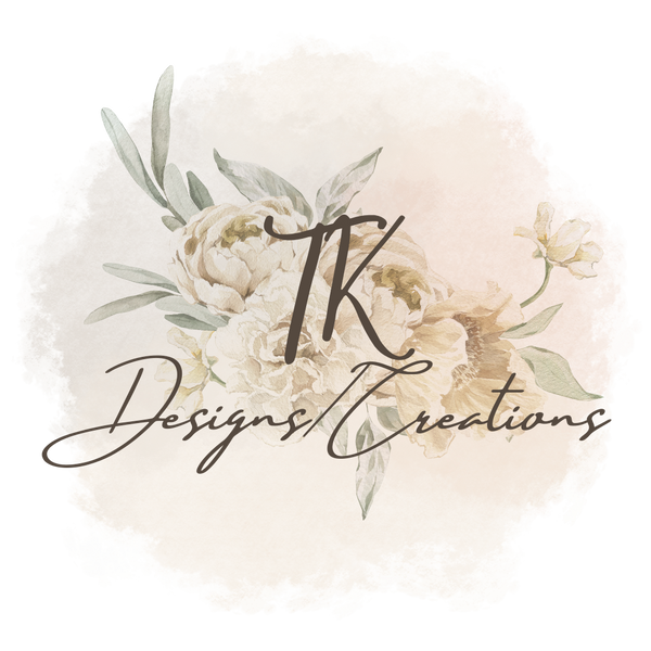 TK DESIGNS/CREATIONS logo