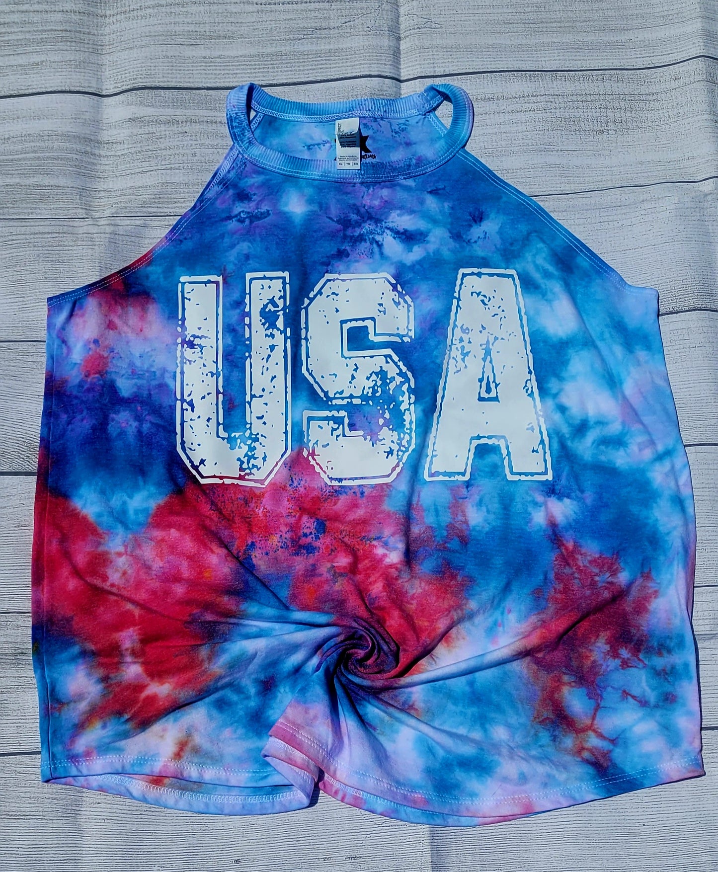 USA Patriotic Ice Dye