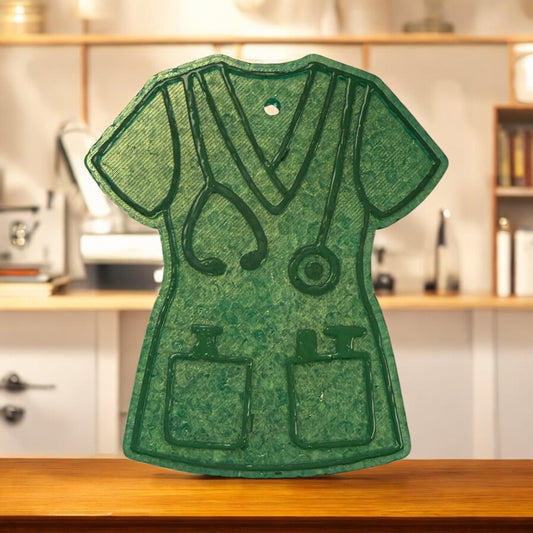 Green Scrub Top Freshie