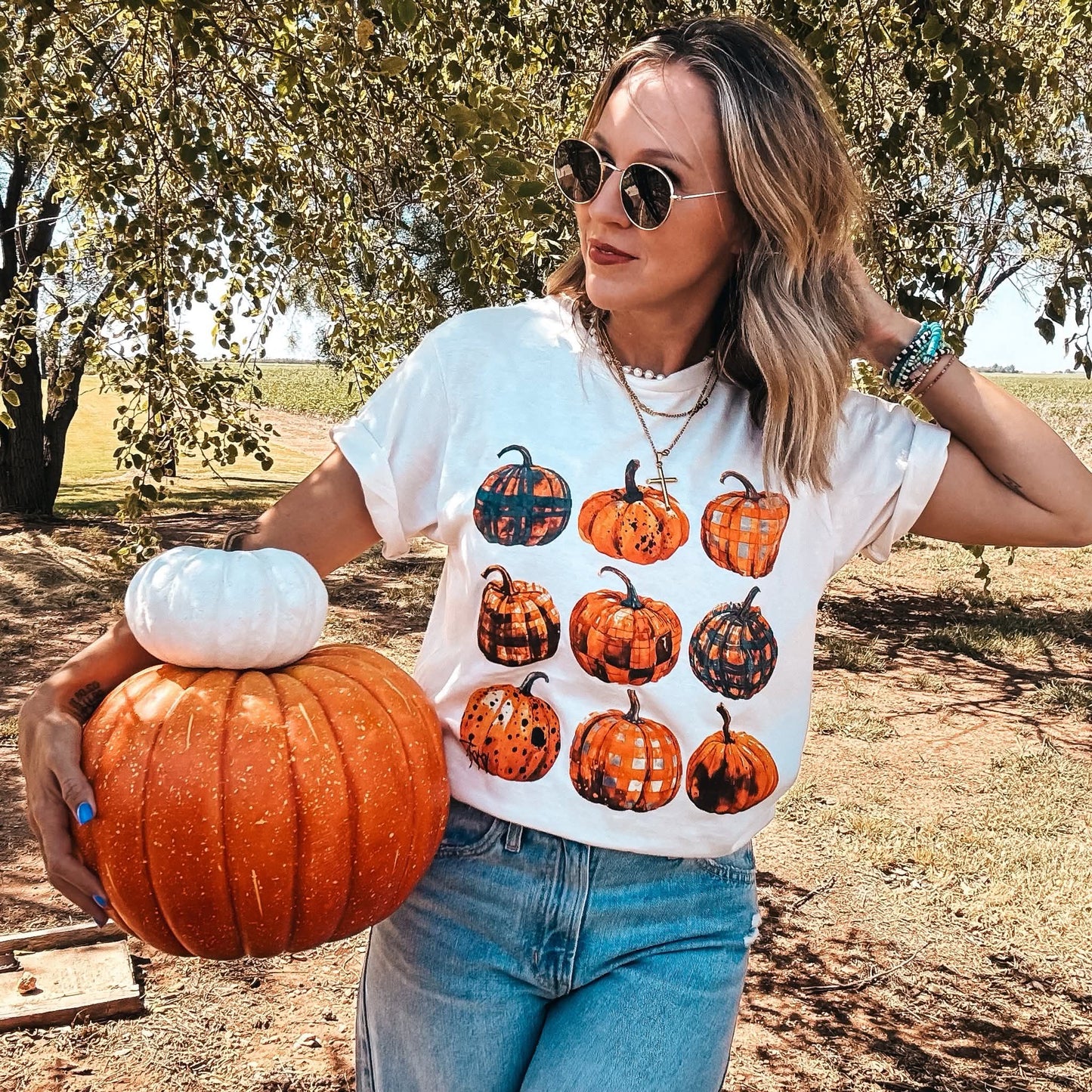 Nine Pumpkins Tee