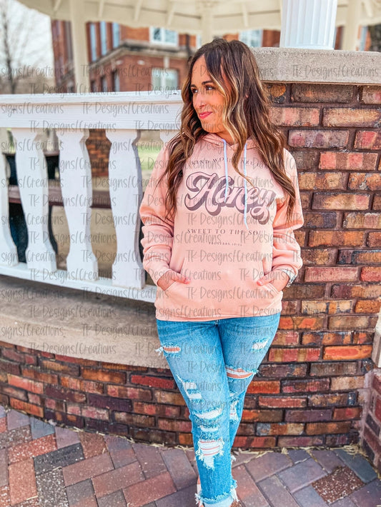 KIND WORDS ARE SWEET LIKE HONEY HOODIE