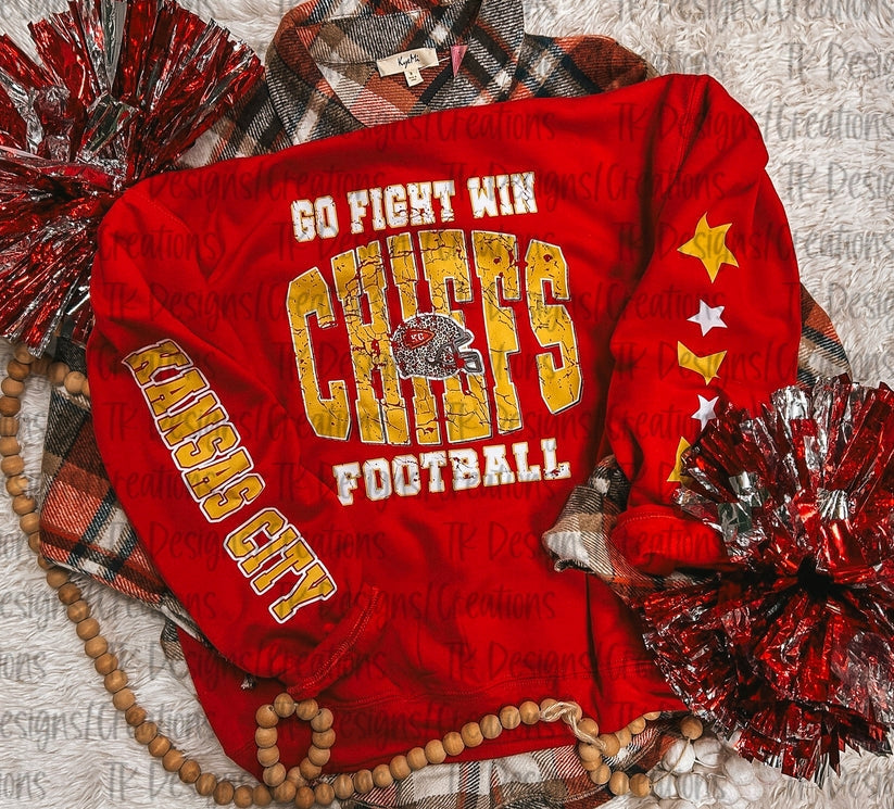 G0 Fight Win Cheifs Crewneck