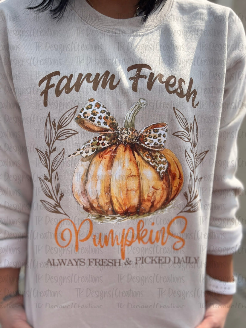 Farm Fresh Pumpkin Crewneck
