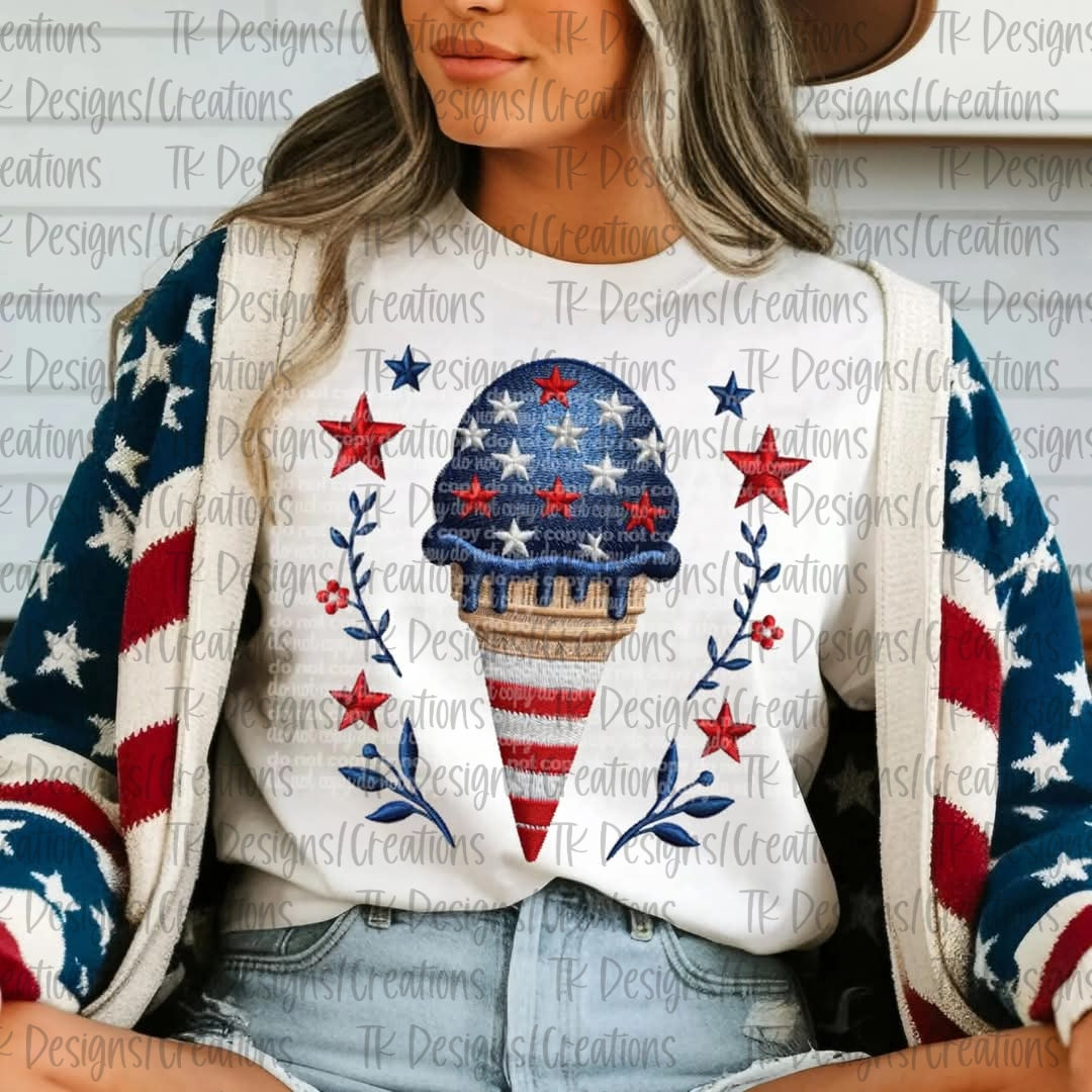 Patriotic Ice Cream