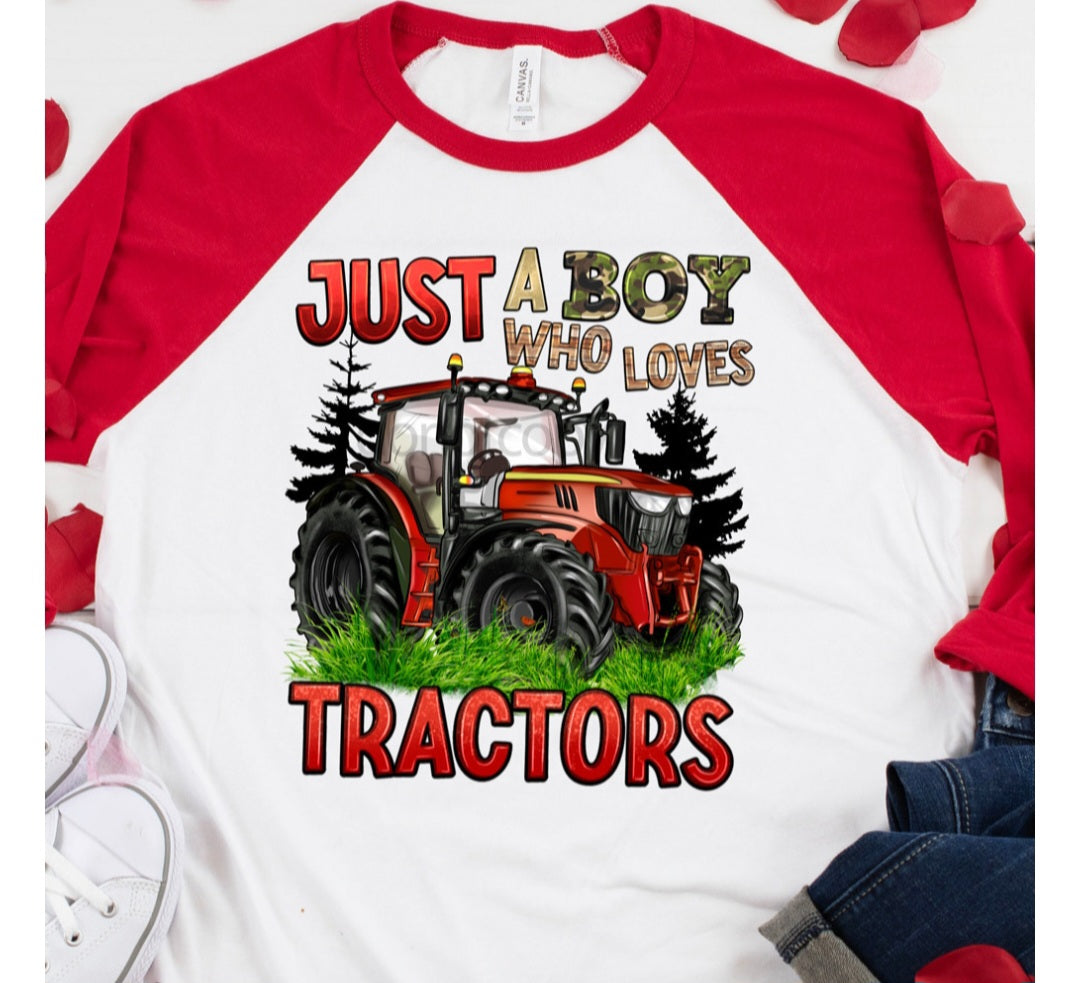 This Boy Love Tractors Toddler/Youth