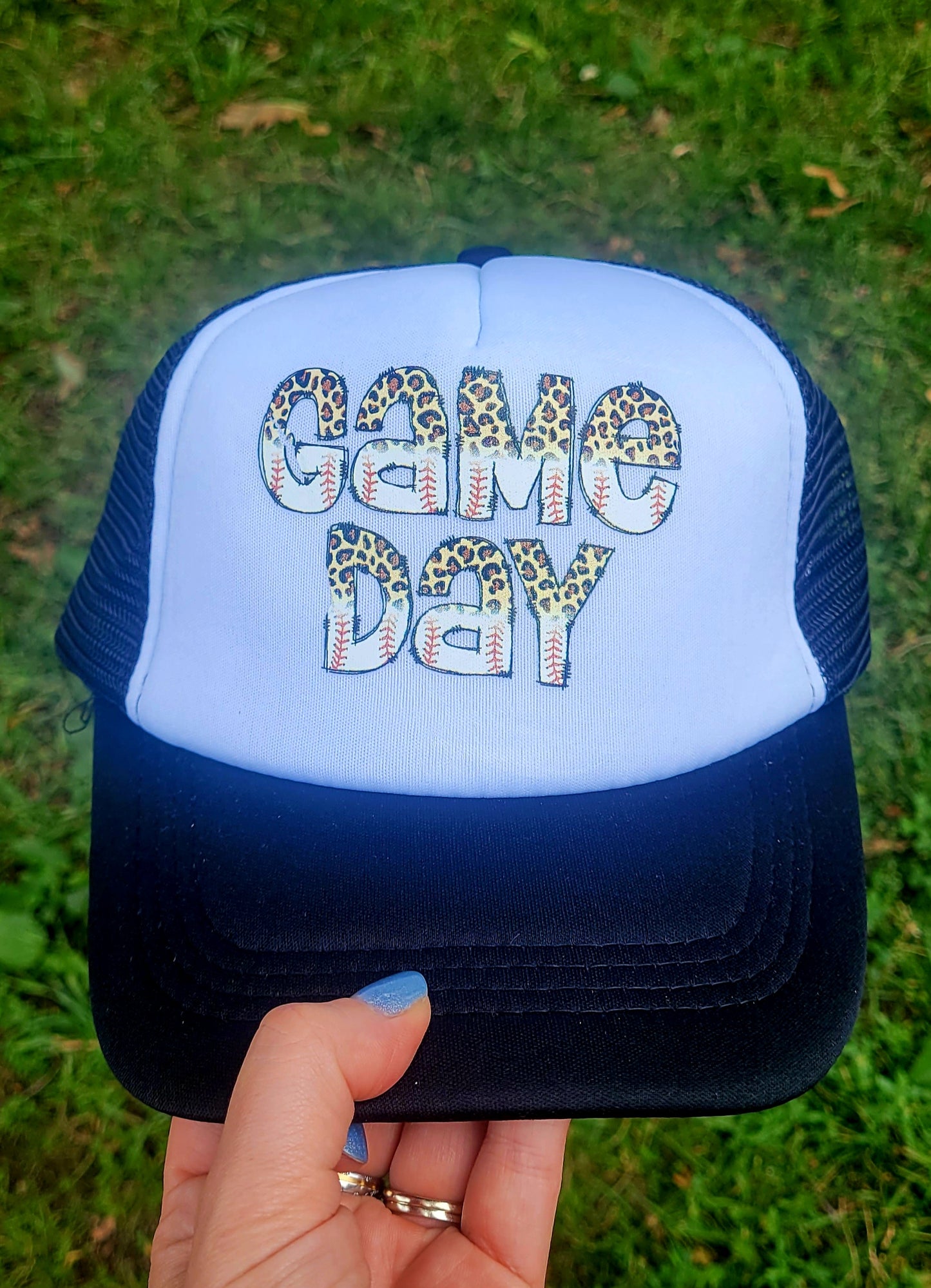 Baseball Game Day Foam Trucker Hat