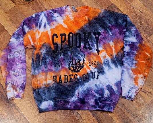 Spooky Babes Club Ice Dye