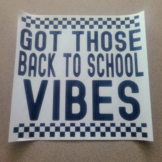 Back to School Vibes