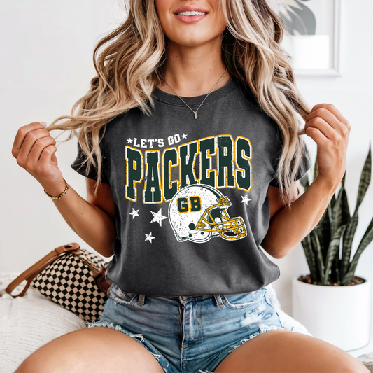 LET'S GO PACKERS TEE C.C.(PEPPER)
