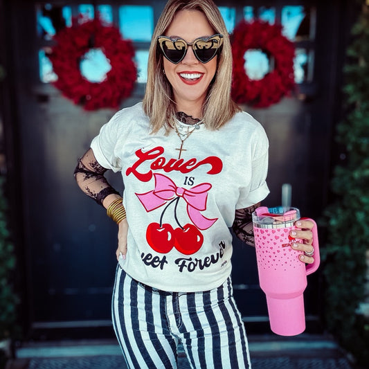 Love Is Sweet Cherry Tee