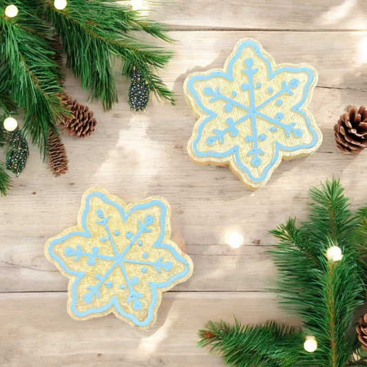 Blue Snowflake Vent Clip Set