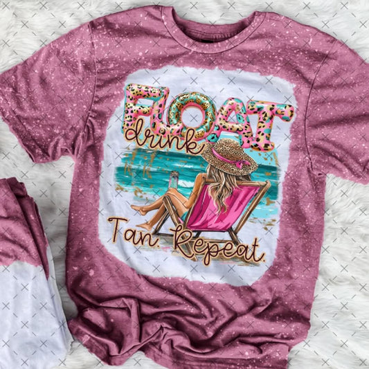 Float Drink Tan Repeat