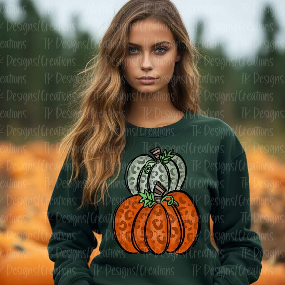 Leopard Stacker Pumpkins