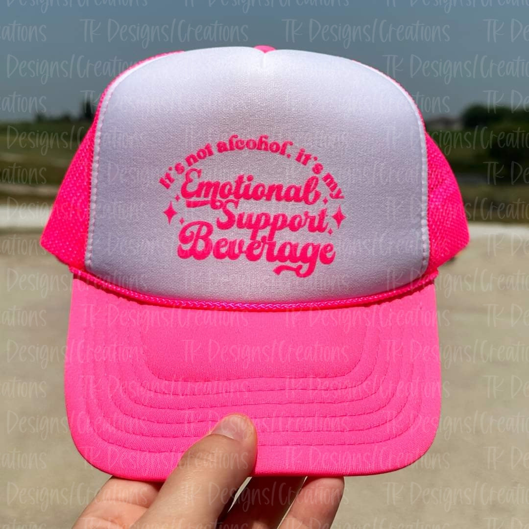 Emotional Support Beverage Hat