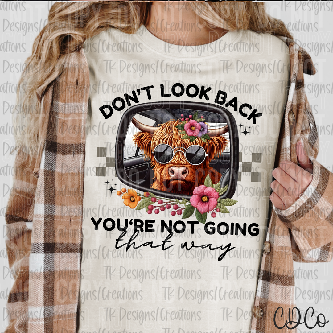 Don't Look Back Cow