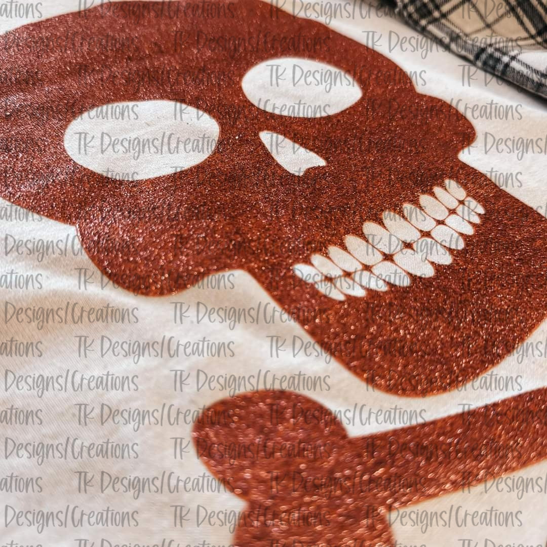 Skull Glitter Longsleeve