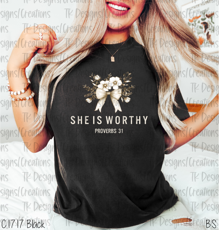 She Is Worthy