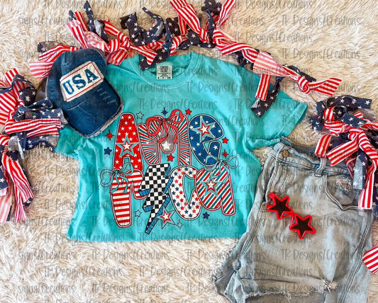Doodle America Tee