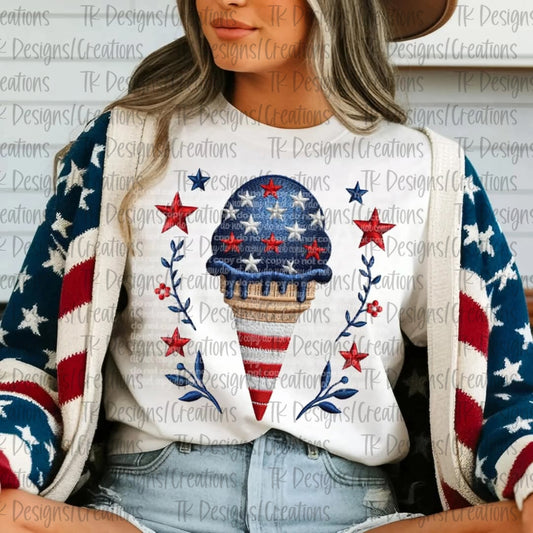 Patriotic Ice Cream