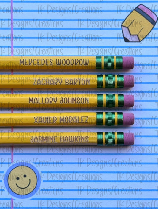 Custom Pencils (12 Pack)