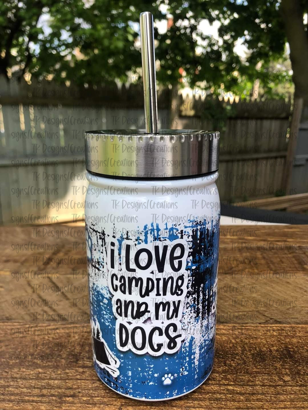 Camping Mason Jar Tumbler