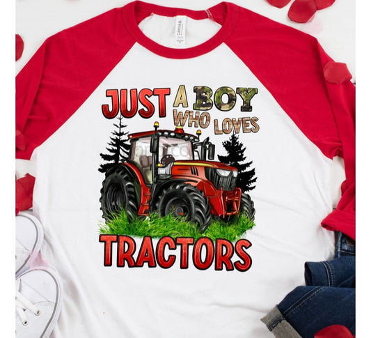 This Boy Love Tractors Toddler/Youth