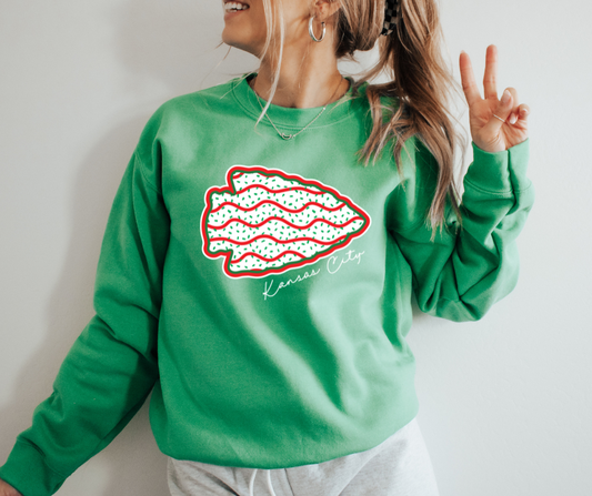 Arrowhead Christmas Cake Crewneck