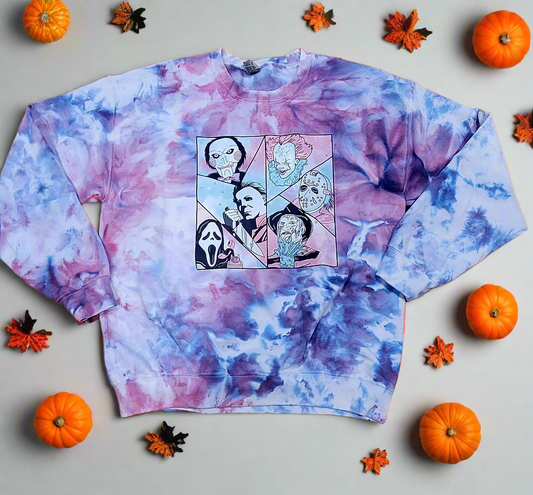 Horror Guys Cotton Candy Ice Dye